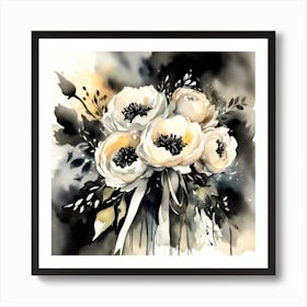 Gothic Bouquet Art Print