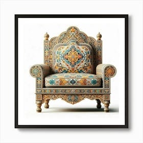 Ornate Chair 12 Art Print