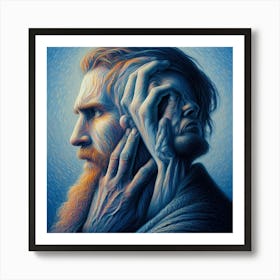 'The Face Of Van Gogh' Art Print