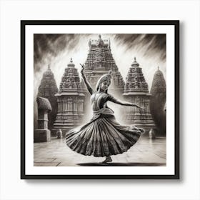 Dancing with joy Art Print