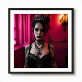 Gothic Girl 10 Art Print