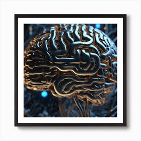 Artificial Brain 65 Art Print