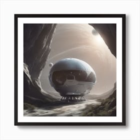 A Spacefaring Vessel With A Self Sustaining Ecosystem, Allowing Long Duration Journeys 6 Art Print