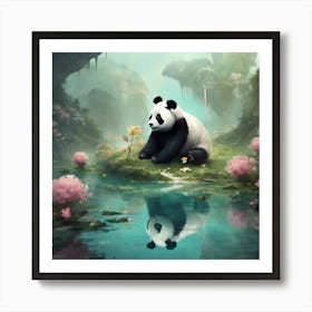 Panda Bear Art Print