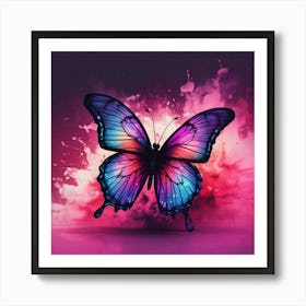 Butterfly Painting 243 Art Print