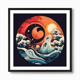 Great Wave 30 Art Print