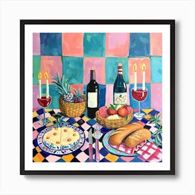 Il Gusto Del Cortile Trattoria Italian Food Kitchen Art Print