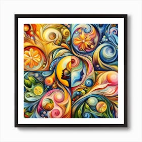 Abstract Painting 60 Art Print