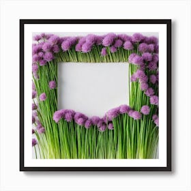 Frame Of Flowers 5 Art Print