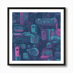 Sci-Fi Wallpaper Art Print