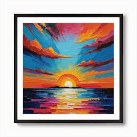 Sunset 1 Art Print