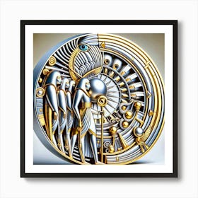 Egyptian Art Deco 8 Art Print