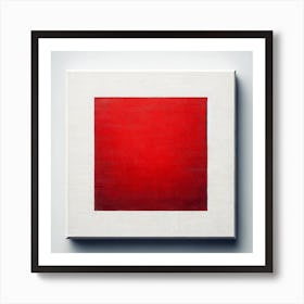 Red Square 1 Art Print