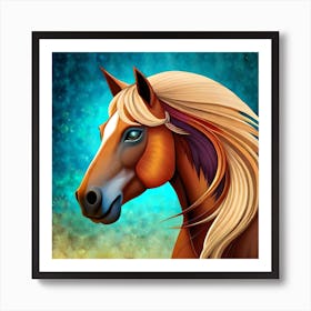 Horse Head Art Print