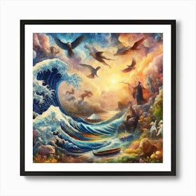 Wide art Art Print