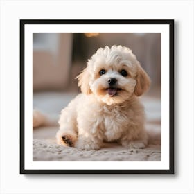 Cute Puppy Art Print