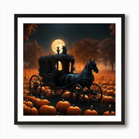 Halloween Pumpkins 6 Art Print