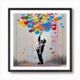 Banksy'S Balloons Art Print