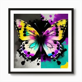 Butterfly Painting 187 Art Print