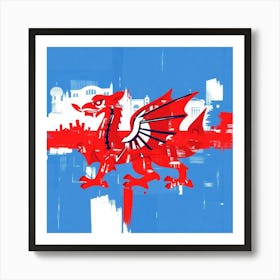 Wales Flag 1 Art Print