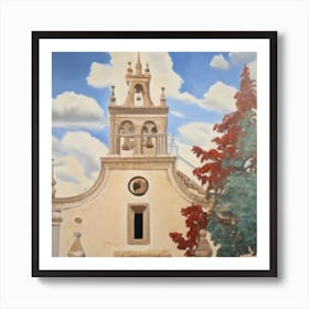 Church Of Santa Cruz Art Print