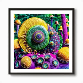 Under The Sea  01- Abstract Art Print