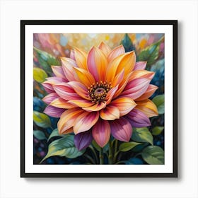 Dahlia 7 Art Print