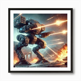 Sci Fi Plasma Barrage 1024x1024 Art Print