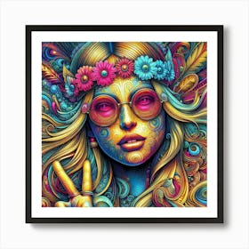 Psychedelic Art Art Print