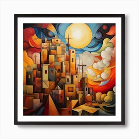 Cityscape 12 Art Print