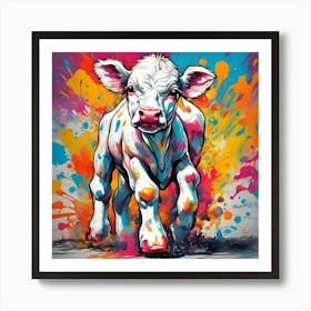 Cow Painting 1 Art Print