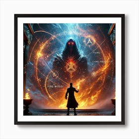 A Cinematic Sci Fi Scene Capturing The Moment The Art Print