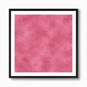 Pink Glitter Art Print