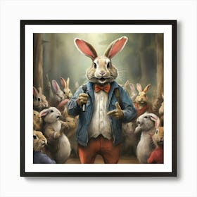 Rabbits 1 Art Print