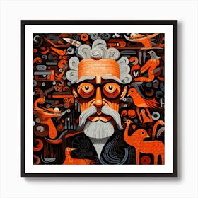 Portrait Of A Man 7 Art Print