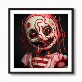 Bloody Doll 1 Art Print