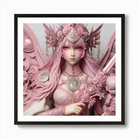 Pink Angel Art Print