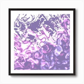 Abstract Lilac Art Print