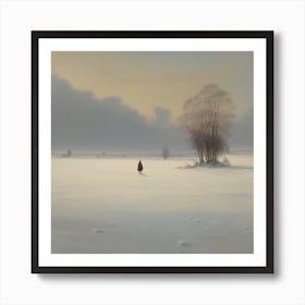 Fresh snow Art Print