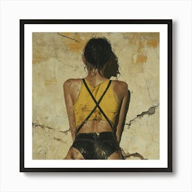 Woman In A Bikini Art Print