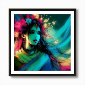 Exotic Beauty Artwork 56 Art Print