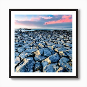 Ireland Coast At Sunset Art Print