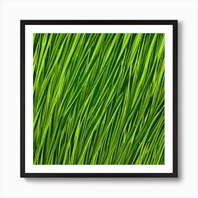 Green Grass Background 25 Art Print