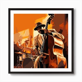 Jazz Musician 34 Art Print