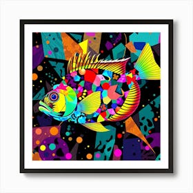 T Fish 12 Art Print