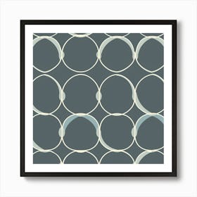 Circles Wallpaper Art Print