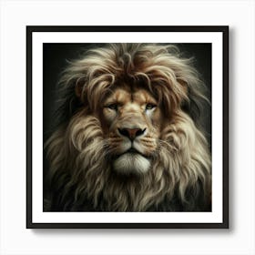 Lion Head 16 Art Print