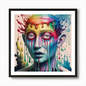 Splatter Painting 1 Art Print