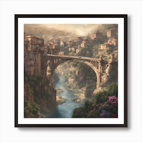 A Bridge Of Constantine Algeria Art Print