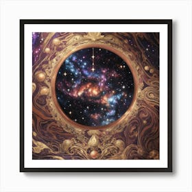 Nebula And Stars Art Print